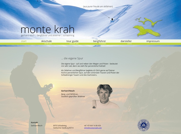 Screenshot monte-krah.com