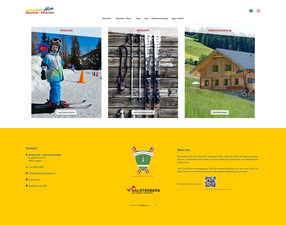 Screenshot skischule-amadeus.at